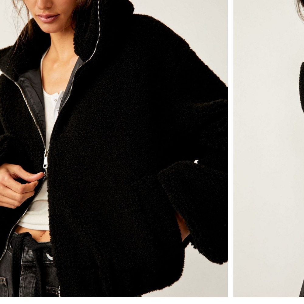 Free People get cozy oversized teddy jacket